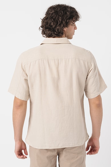 Jack & Jones Риза Camp с лен с джобове на гърдите Мъже