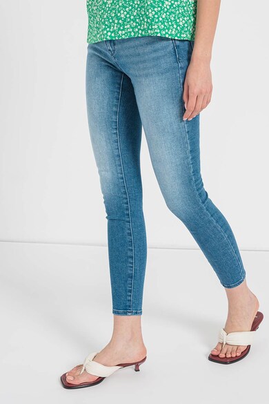 Only Koptatott hatású skinny fit crop farmernadrág női