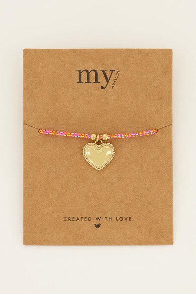 My Jewellery Csúszókapcsos karkötő szív alakú charmmal női