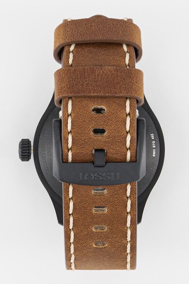 Tissot Автоматичен часовник с кожена каишка Мъже