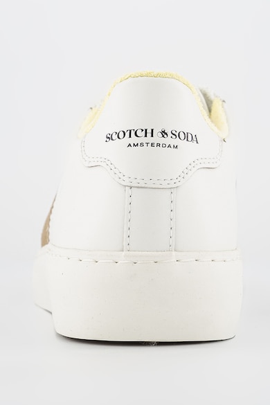 Scotch & Soda Кожени спортни обувки с велур Мъже