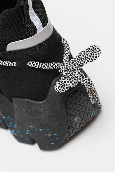MUSK Bebújós sneaker textil részletekkel női