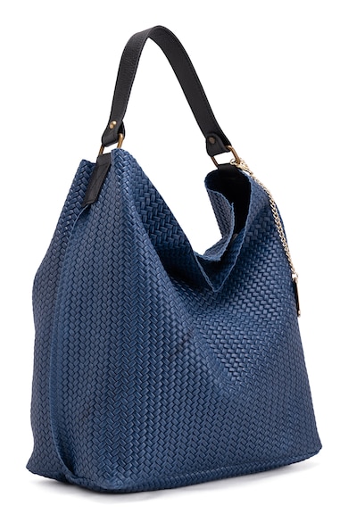 Anna Morellini Кожена хобо чанта Sebastiana със сплетен дизайн Жени
