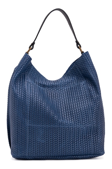Anna Morellini Кожена хобо чанта Sebastiana със сплетен дизайн Жени
