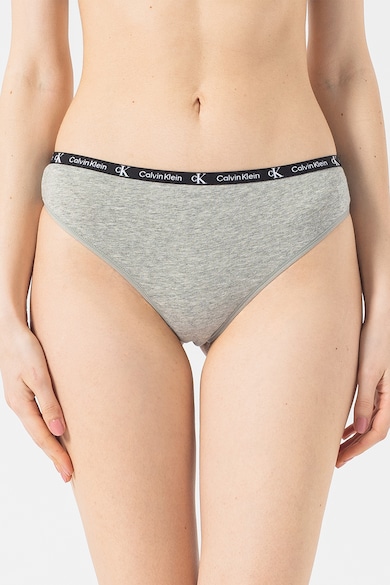 CALVIN KLEIN Logós derékpántos tanga szett - 2 db női