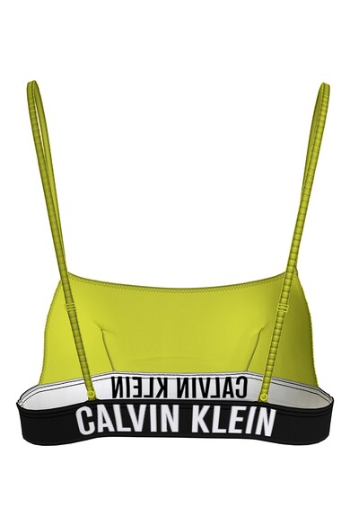 CALVIN KLEIN Рипсено горнище на бански с лого Жени