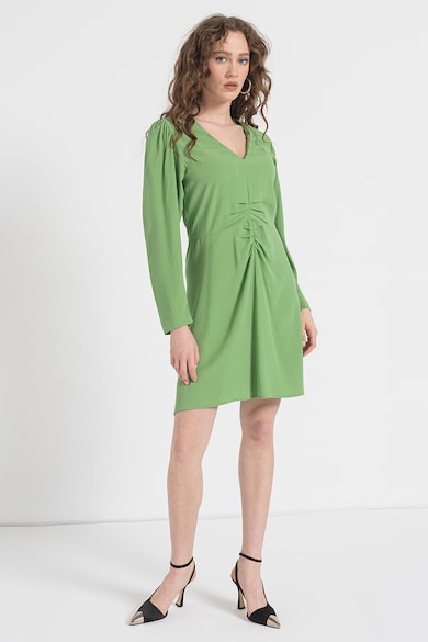 United Colors of Benetton Къса рокля с шпиц и набирания Жени