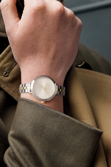 Ted Baker Часовник от неръждаема стомана с лого на циферблата Жени