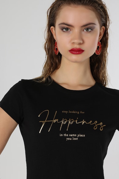 COLIN'S Tricou de bumbac cu imprimeu text Femei