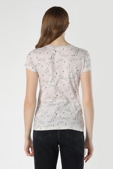 COLIN'S Памучна тениска с щампа на котки Жени