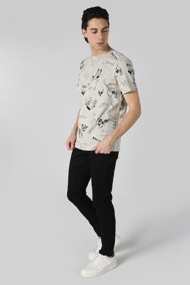 COLIN'S , Памучна тениска с фигурален десен Мъже