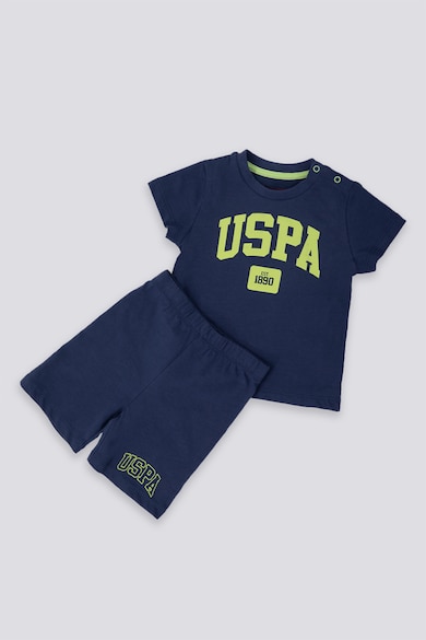 U.S. Polo Assn. Tениска с лого и къс панталон Момчета
