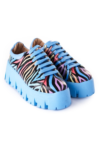 ESSTEFFA Кожени обувки Adora с дизайн с цветен блок Жени