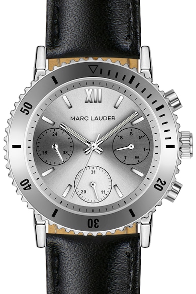 Marc Lauder Мултифункционален часовник с кожена каишка Жени