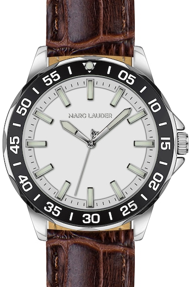 Marc Lauder Аналогов часовник с кожена каишка Мъже