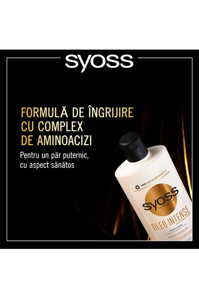 Syoss Balsam de îngrijire  Oleo Intense, cu un amestec unic de uleiuri japoneze pentru par tern si uscat, 440 ml Femei