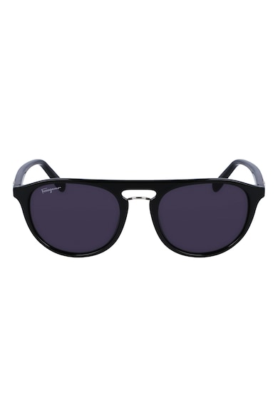 Salvatore Ferragamo Aviator napszemüveg egyszínű lencsékkel férfi