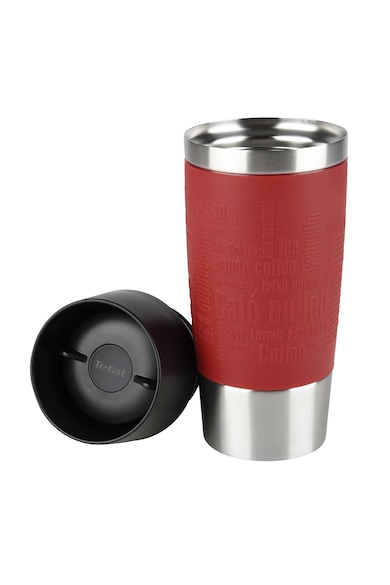 Tefal Termos calatorie  Travel Mug, inox, 0.36 L, baza anti-alunecare, inchidere Quick Press, inox, rosu Femei