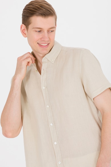 U.S. Polo Assn. Ленена риза с къси ръкави Мъже