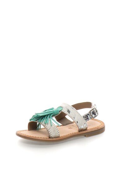 Gioseppo Sandale multicolore de piele cu par scurt Cowkid Fete