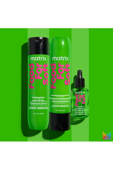 Matrix Sampon profesional  Food For Soft cu ulei de avocado si acid hialuronic, pentru par uscat, 300ml Femei