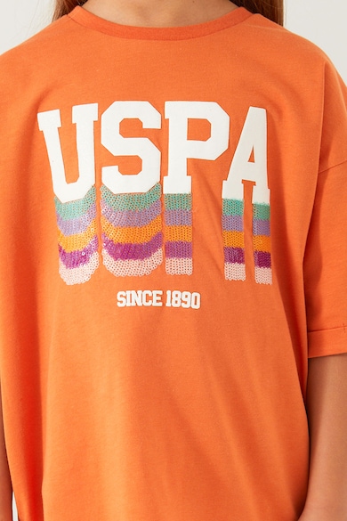 U.S. Polo Assn. Тениска със свободна кройка и къс панталон Момичета