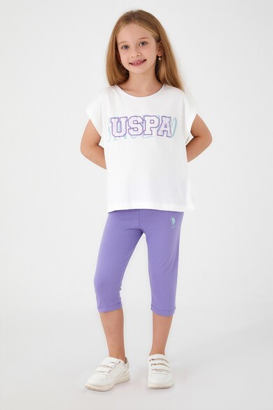 U.S. Polo Assn. Póló és leggings szett - 2 db Lány