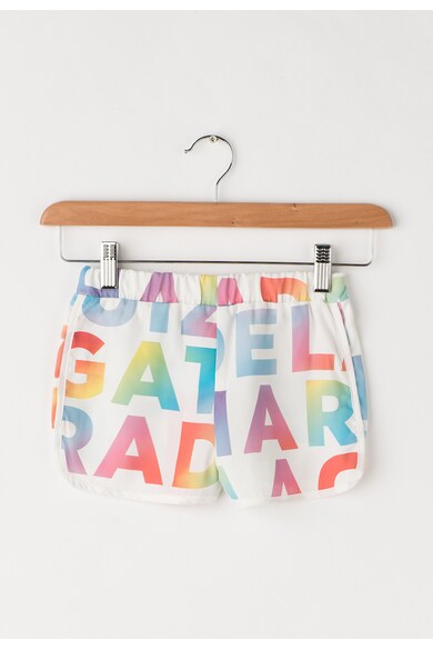 Agatha Ruiz de la Prada Pantaloni scurti multicolori cu model text Fete