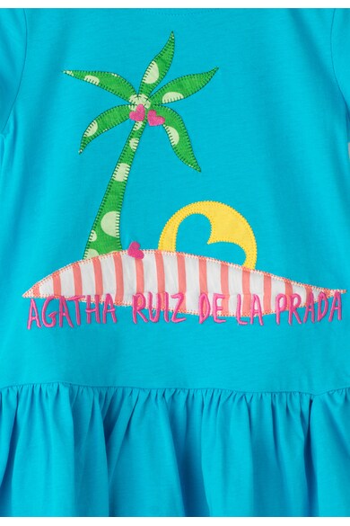 Agatha Ruiz de la Prada Rochie turcoaz tip tricou Fete