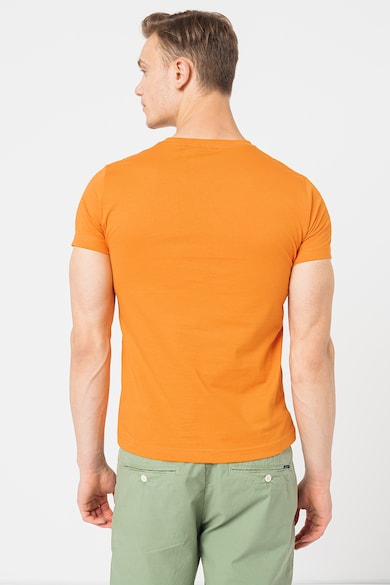Gant Памучна тениска с овално деколте Мъже