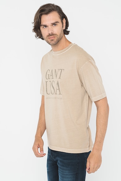 Gant Tricou de bumbac cu logo Barbati