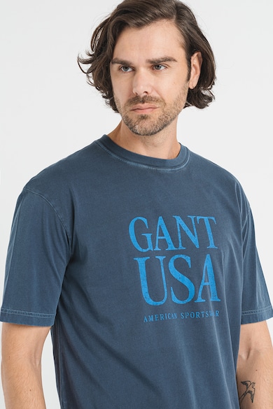 Gant Памучна тениска с лого Мъже