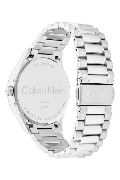 CALVIN KLEIN Унисекс часовник от неръждаема стомана с лого Мъже