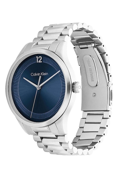 CALVIN KLEIN Унисекс часовник от неръждаема стомана с лого Жени