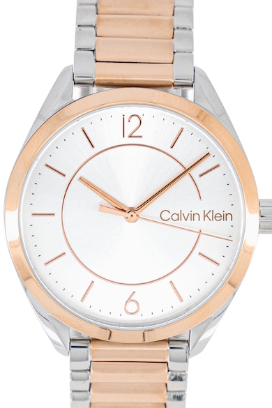 CALVIN KLEIN Двуцветен часовник от неръждаема стомана Жени