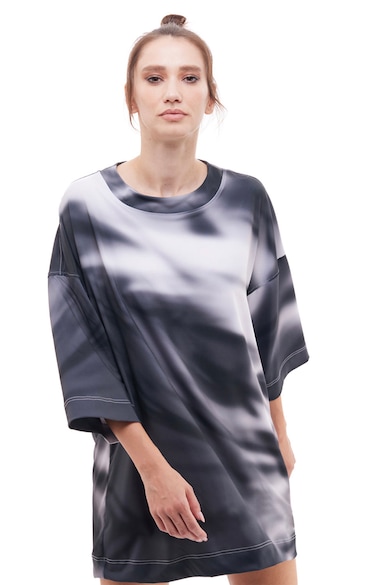 HAMZA Chrome batikolt mintás uniszex póló női