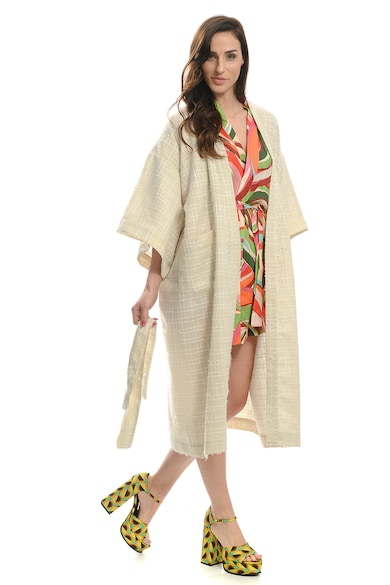 BohoSi Kimono elöl foltzsebbel női