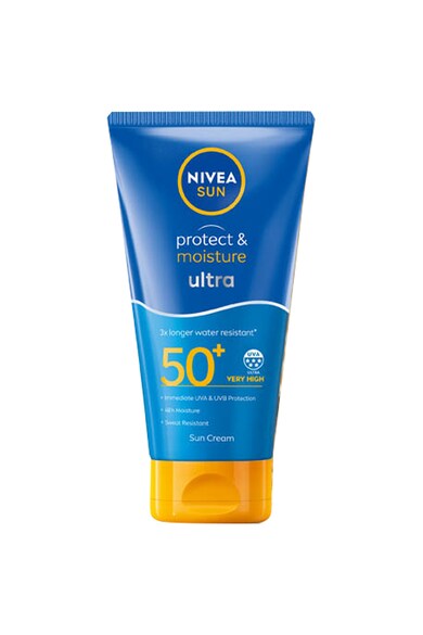 Nivea Lotiune cu protectie solara  Sun SPF 50+ Protect & Moist, 150ml Femei