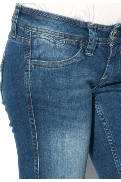 Pepe Jeans London Тъмносини дънки със стандартна кройка Жени