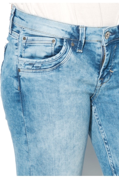 Pepe Jeans London Светлосини прилепнали дънки с ниска талия Жени