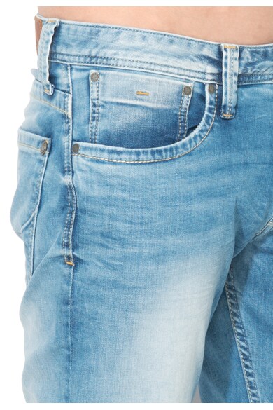 Pepe Jeans London Jeansi bleu cu croiala dreapta Kingston Barbati