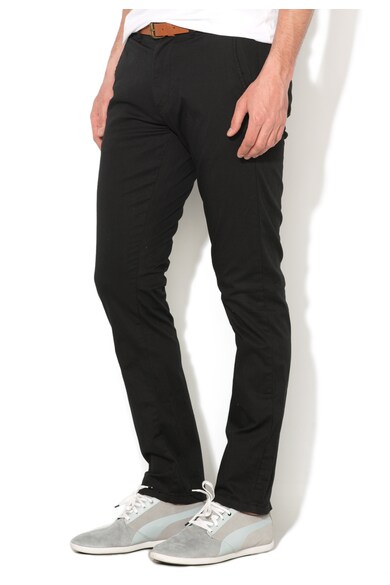 Selected Homme Pantaloni slim fit negri Yard Barbati