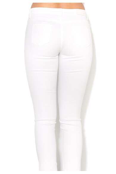 Silvian Heach Collection, Jeansi crop albi cu aspect deteriorat Britney Femei