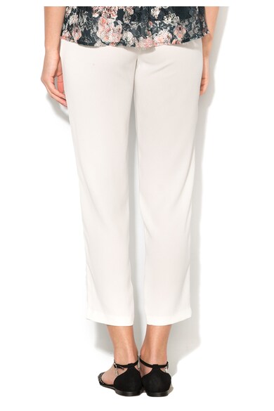 Silvian Heach Pantaloni crop albi Caseletto Femei