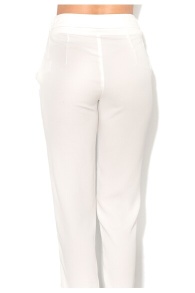 Silvian Heach Pantaloni crop albi Caseletto Femei