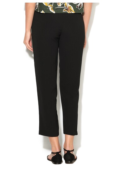 Silvian Heach Collection, Pantaloni crop negri Caseletto Femei