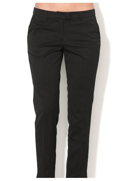 Sisley Pantaloni crop conici negri Femei