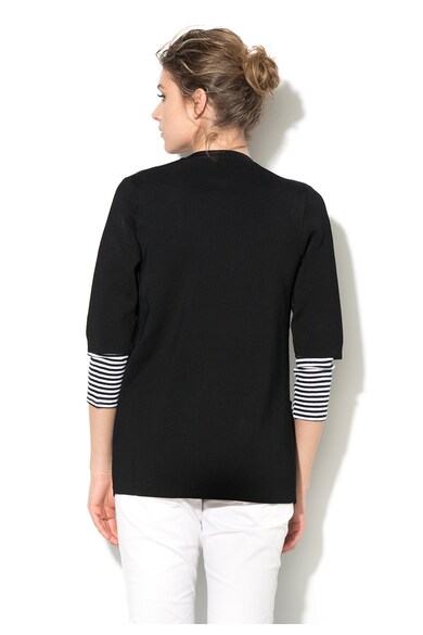 United Colors of Benetton Cardigan negru fara inchidere Femei