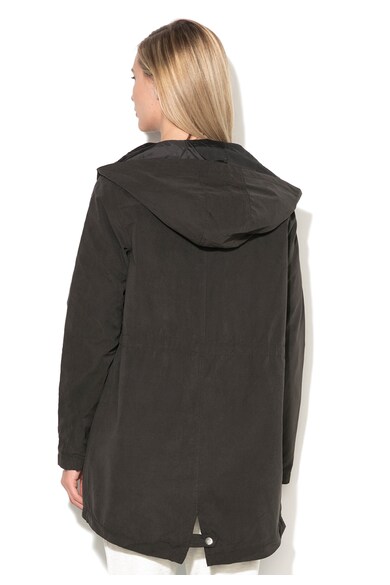 Vila Jacheta parka neagra Wonderful Femei