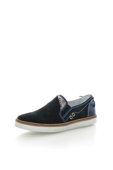 Zee Lane Pantofi slip-on de piele intoarsa si piele Entex Barbati